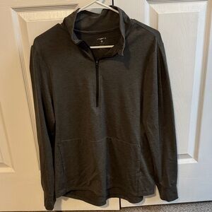 Layer 8 Heather Gray Quarter-Zip Pullover